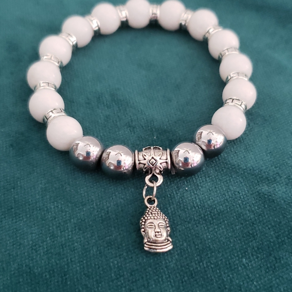 NWOT Handcrafted M.O.P. Buddha Charm Bracelet - Picture 5 of 8